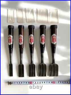 Nishiki Kiyomi Oire Nomi Japanese Bench Chisels Mulch Hollows Set of 5 Ebony