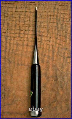 Nishikiryu Japanese Bench Chisels Oire Nomi 3mm / 215mm Ebony Unused