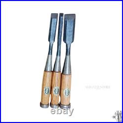 Nomi Japanese Bench Chisel, set of 7, Carpenter Tool Used / Japan brand Nomi Japanese Bench Chisel, set of 7, Carpenter Tool Used / Japan brand