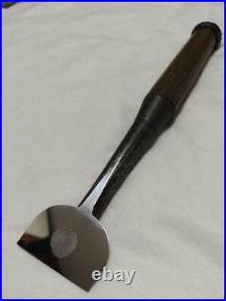 Nomi Japanese Chisel Saku Brade Width 48mm 1.89in Wood Black Hand Tool