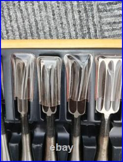 Nomikatsu Oire Nomi Japanese Bench Chisel Mulch Hollows Ura Set of 10 Used