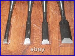 Nomikatsu Oire Nomi Japanese Bench Chisels Set of 4 Unused