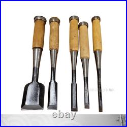 Nomikatsu Oire Nomi Japanese Bench Chisels Set of 5 From Japan Nomikatsu Nomikatsu Oire Nomi Japanese Bench Chisels Set of 5 From Japan Nomikatsu