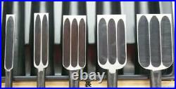 Nomikatsu Yasuki Steel Japanese 10 Set Chisel Carpenter Tool Gumi Handle WithTRK