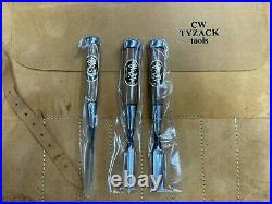 Oire Nomi Japanese Bench Chisel Set Carpenters Chisels 3pc Set in Chisel Roll