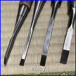 Oire Tataki NOMI Japanese Chisel #356 Lot of 10 Carpentry Sculpture Carved ool