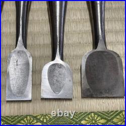 Oire Tataki NOMI Japanese Chisel #356 Lot of 10 Carpentry Sculpture Carved ool