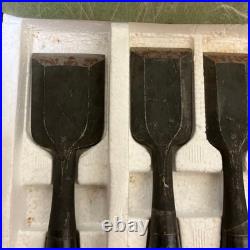 Okayama Takeshi Toshinari Oire Nomi Japanese Bench Chisels Set of 10 Used