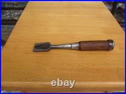 Osahiro Japanese Bench Chisel Oire Nomi Chamfer Mentori 30mm / 192mm Used