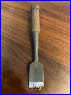 Osahiro Japanese Bench Chisel Oire Nomi Kadouchi Right angle 30mm Used Osahiro Japanese Bench Chisel Oire Nomi Kadouchi Right angle 30mm Used