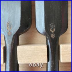 Osahiro Oire Nomi Japanese Vintage Bench Chisels Set of 10 Tanaka Ichiro