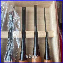 Osahiro Oire Nomi Japanese Vintage Bench Chisels Set of 10 Tanaka Ichiro