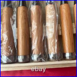Osahiro Oire Nomi Japanese Vintage Bench Chisels Set of 10 Tanaka Ichiro