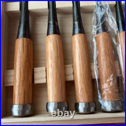 Osahiro Oire Nomi Japanese Vintage Bench Chisels Set of 10 Tanaka Ichiro