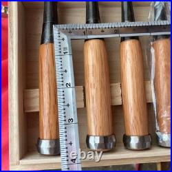 Osahiro Oire Nomi Japanese Vintage Bench Chisels Set of 10 Tanaka Ichiro