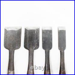 Osahiro Tanaka Ichiro Oire Nomi Japanese Bench Chisels Set of 8 Used