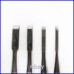 Osahiro Tanaka Ichiro Oire Nomi Japanese Bench Chisels Set of 8 Used