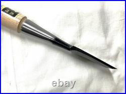 Ouchi Japanese Chisel Oire Nomi 30mm White Oak Handle Hand-Forged Unused Japan