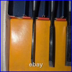 Ouchi Japanese Oire Nomi Chisels 9pc Set Professional Box (Missing 1pc from 10)