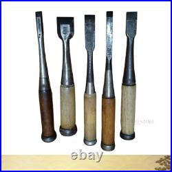 Ouchi Nomi Japanese Chisel-Hand-Forged Carpenter's Tool, set of 5 / Used Ouchi Nomi Japanese Chisel-Hand-Forged Carpenter's Tool, set of 5 / Used