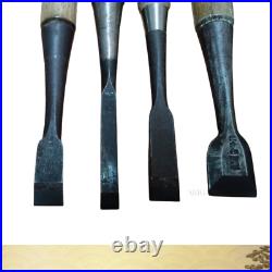 Ouchi Nomi Japanese Chisel-Hand-Forged Carpenter's Tool, set of 5 / Used Ouchi Nomi Japanese Chisel-Hand-Forged Carpenter's Tool, set of 5 / Used