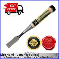 Ouchi Oire Nomi Chisel 18mm-White Oak Handle Japanese Carpenter Tool -Unused