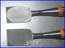 Ouchi Oire Nomi Japanese Bench Chisels 42mm Set of 2 Unused