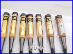 Ouchi Oire Nomi Japanese Bench Chisels Set of 7