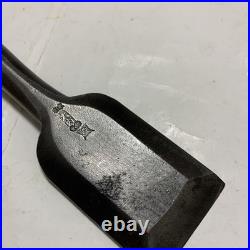 Ouchi Tataki Nomi Japanese Timber Chisels White Oak 42mm / 275mm Unused