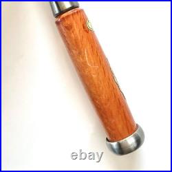Oyama third gen oire nomi unused long stored 15mm red oak handle japanese chisel