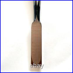 Oyama third gen oire nomi unused long stored 15mm red oak handle japanese chisel Oyama third gen oire nomi unused long stored 15mm red oak handle japanese chisel