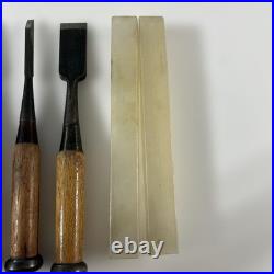 SET OF 4 Vintage Japanese Oire Nomi Chisels Assorted Sizes Woodworking