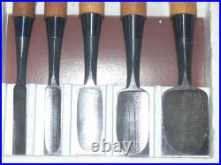 Sea Hiro Kenichi Yamada 4th 5pcs Oire Nomi Japanese Chisel Set White Steel 2