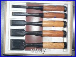 Sea Hiro Kenichi Yamada 4th 5pcs Oire Nomi Japanese Chisel Set White Steel 2