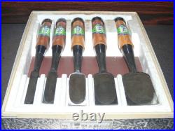 Sea Hiro Kenichi Yamada 4th 5pcs Oire Nomi Japanese Chisel Set White Steel 2