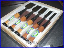 Sea Hiro Kenichi Yamada 4th 5pcs Oire Nomi Japanese Chisel Set White Steel 2