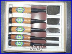 Sea Hiro Kenichi Yamada 4th 5pcs Oire Nomi Japanese Chisel Set White Steel 2