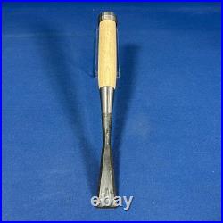Seigen Bachi Nomi Japanese Bench Chisel White Steel #1 White Oak 21mm / 230mm