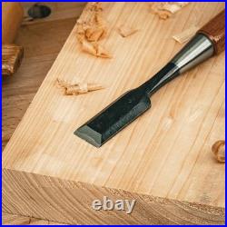 Set of 5 Japanese Carpentry Chisels FUJIKAWA Oire Nomi White Paper Steel