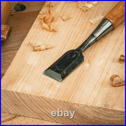 Set of 5 Japanese Carpentry Chisels FUJIKAWA Oire Nomi White Paper Steel