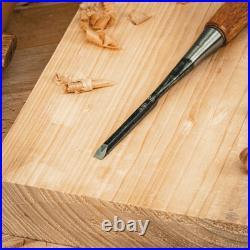 Set of 5 Japanese Carpentry Chisels FUJIKAWA Oire Nomi White Paper Steel