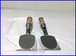 Shiba Japanese Chisel Nomi Oire Set of 2 Carpentry Tool 4Sun Unused withWear