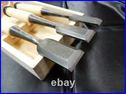 Shibano Hamono Azuma Oire Nomi Japanese Bench Chisel Set of 3 White Oak New