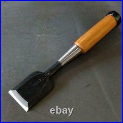 Shigemitsu 42 mm Japanese Vintage Woodworking Carpentry Tool Chisel Oire Nomi
