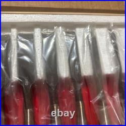 Shigetomo Japanese Chisels Oire Nomi Set of 10 Forged High Carbon Steel Boxed