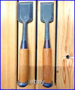 Sukechika Oire Nomi Japanese Bench Chisels 36mm 42mm Set of 2 Unused