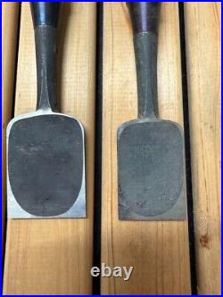 Sukechika Oire Nomi Japanese Bench Chisels 36mm 42mm Set of 2 Unused