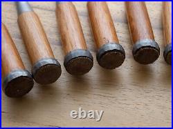 Sukemaru 10x set 3-42mm Japanese Bench Chisels Oire Nomi high speed steel HSS