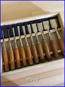 Sukemaru High Speed? Steel Nomi Japanese Chisels Set of 10