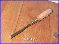 Sukemaru / Munefusa Japanese Bench Chisel Oire Nomi 9mm Kenura Back Used